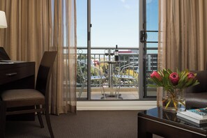 Superior Room, 1 King Bed, Balcony | Minibar, in-room safe, desk, iron/ironing board