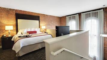 Loft, 1 quarto | Roupas de cama premium, edredons de pluma, camas com colchões pillow-top