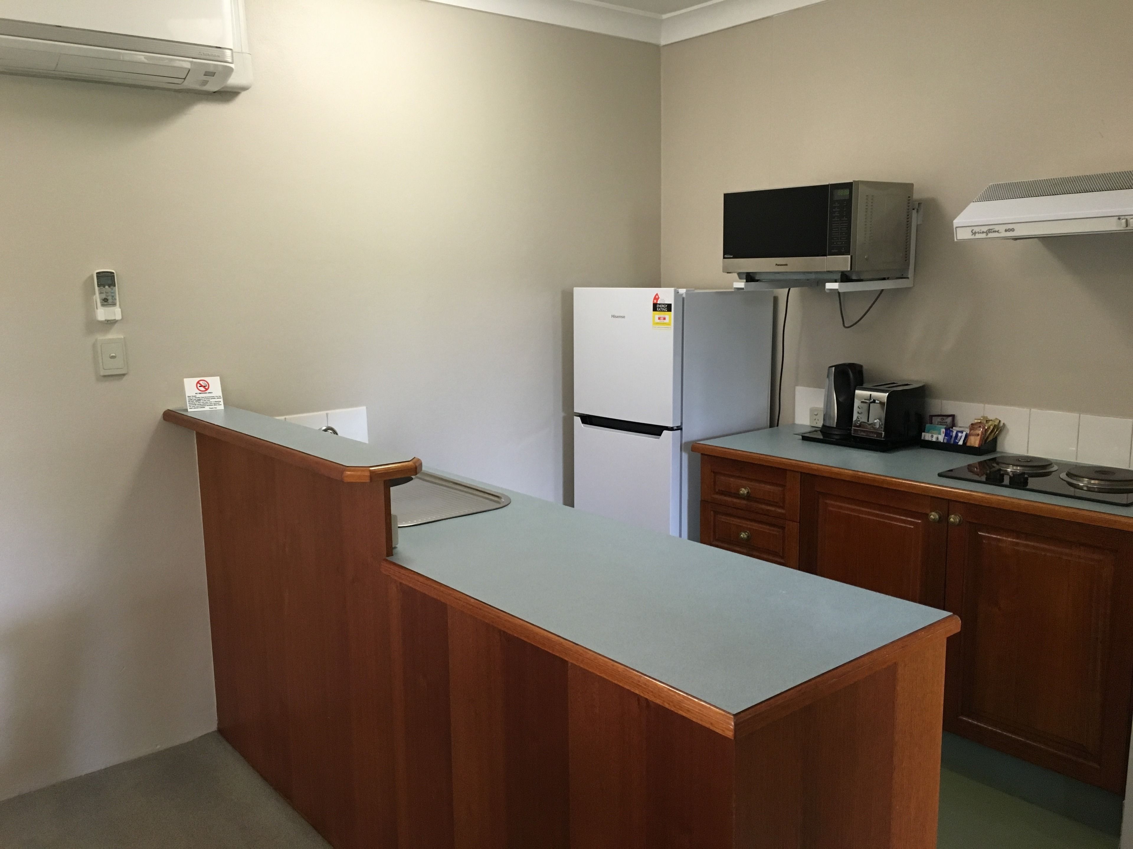 two bedroom apartments | private kitchen | fridge, coffee/tea maker, electric kettle, toaster