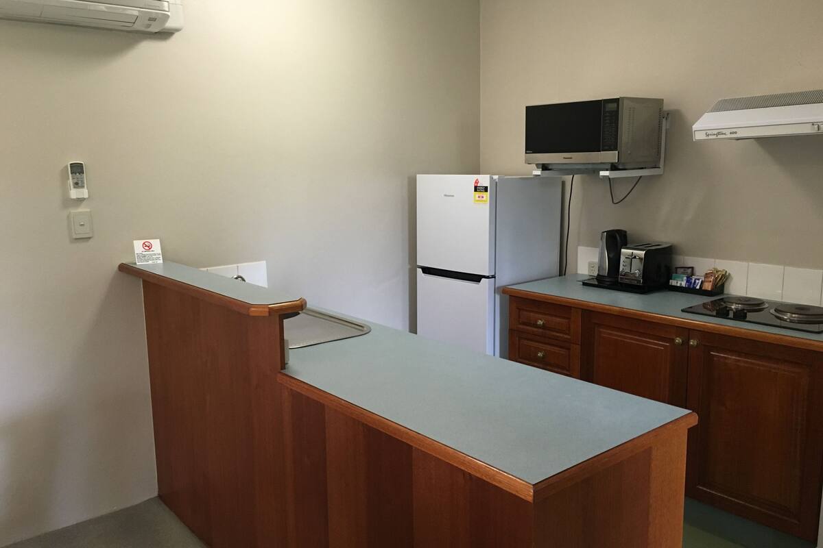 two bedroom apartments | private kitchen | fridge, coffee/tea maker, electric kettle, toaster