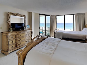 Appart'hôtel, plusieurs lits, balcon, vue océan (T1 610 - No Pets Allowed) | 2 chambres, décoration personnalisée, ameublement personnalisé
