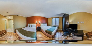 Standard Room, 2 Queen Beds, Non Smoking | Desk, soundproofing, iron/ironing board, free WiFi