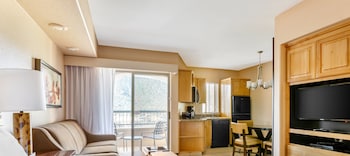 In-room safe, desk, iron/ironing board, free WiFi at Hilton Vacation Club Ridge on Sedona