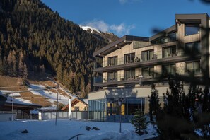 Façade de l’hébergement