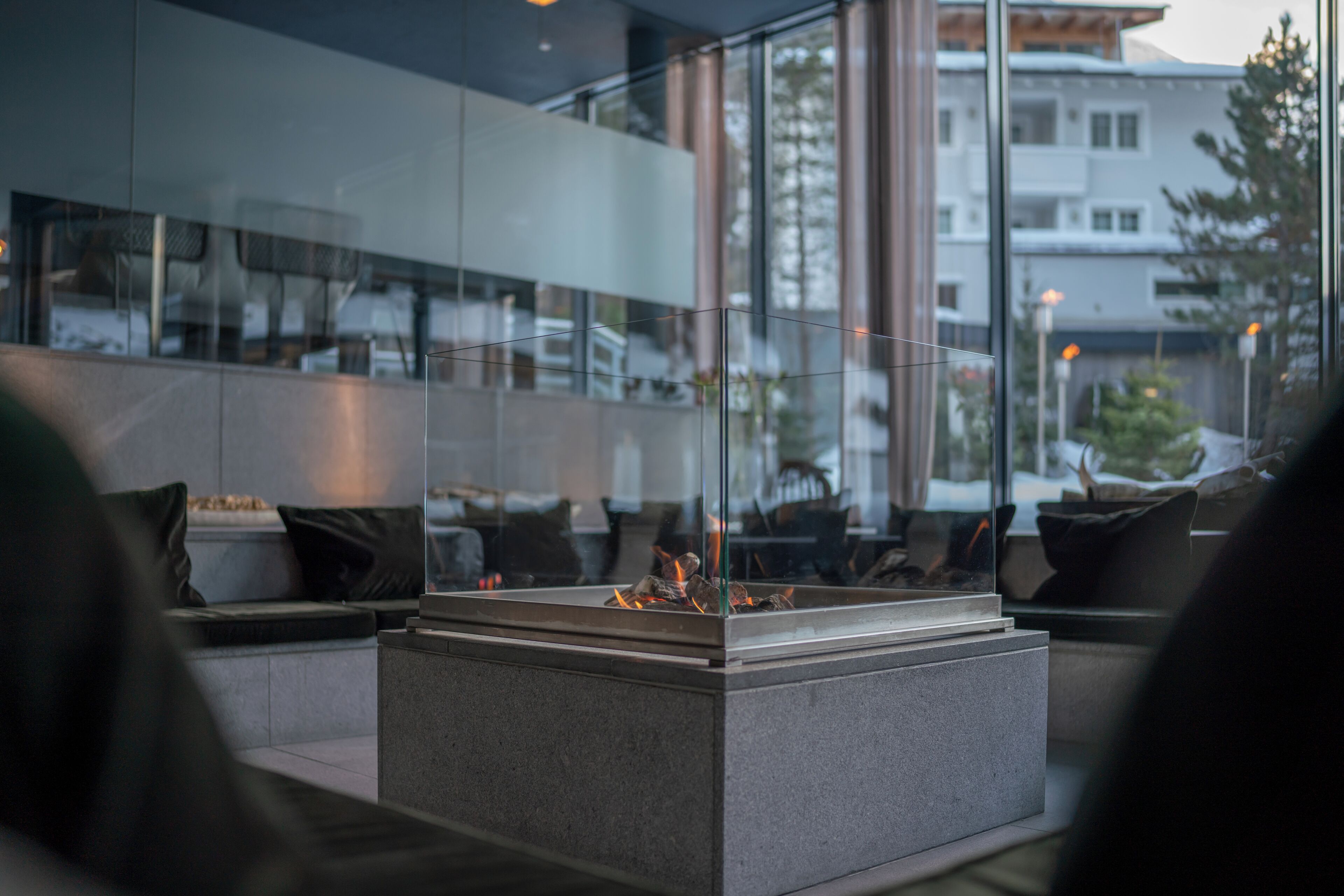 Sauna, hot tub, facials, manicures and pedicures, massages