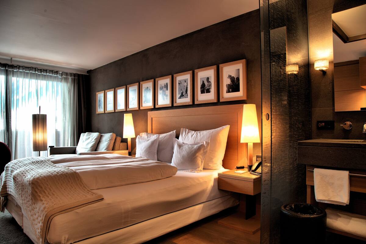 design double room, balcony, mountain view | hypo-allergenic bedding, minibar, in-room safe, free wifi