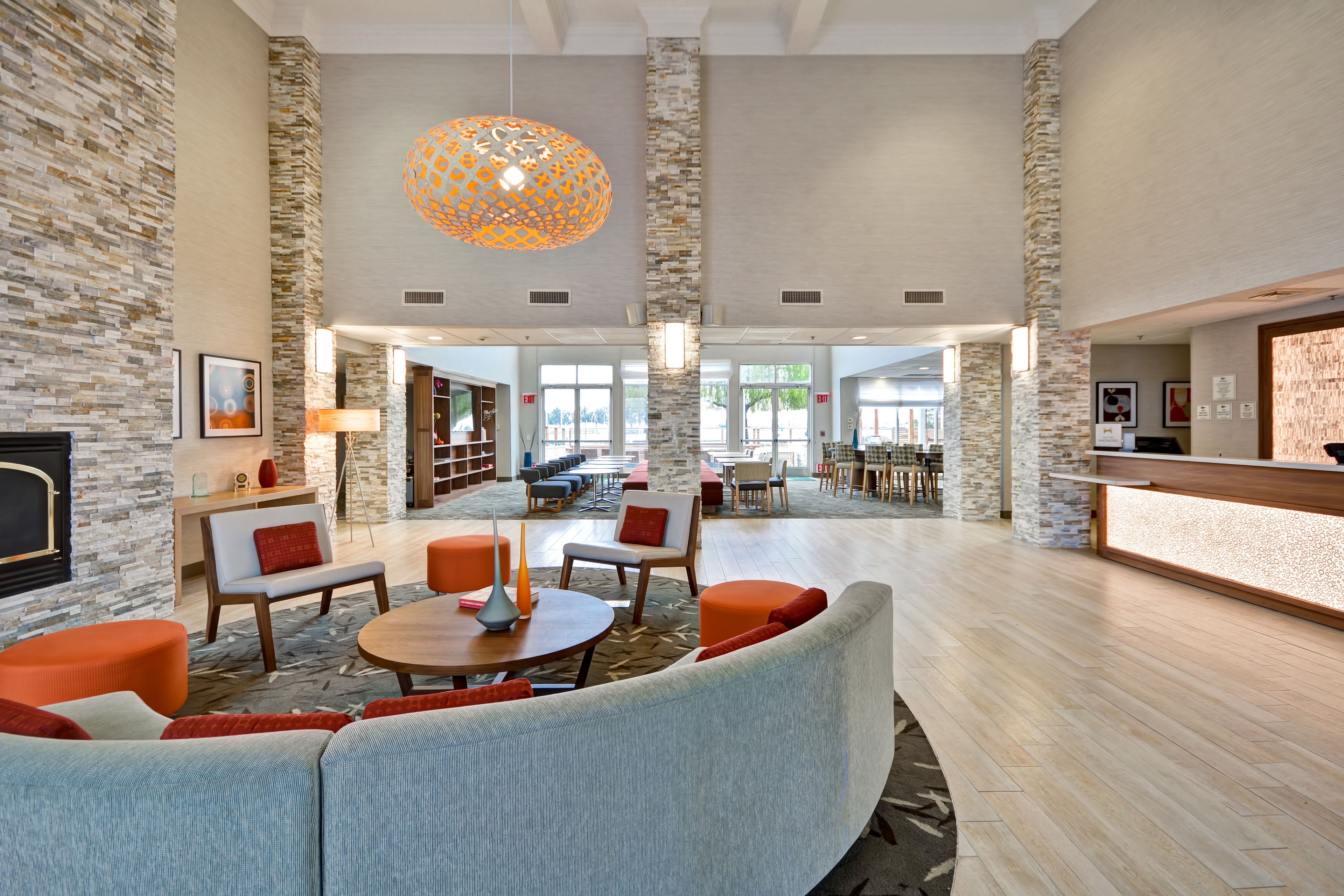 Sala de estar en el lobby