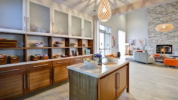 Free daily self-serve breakfast