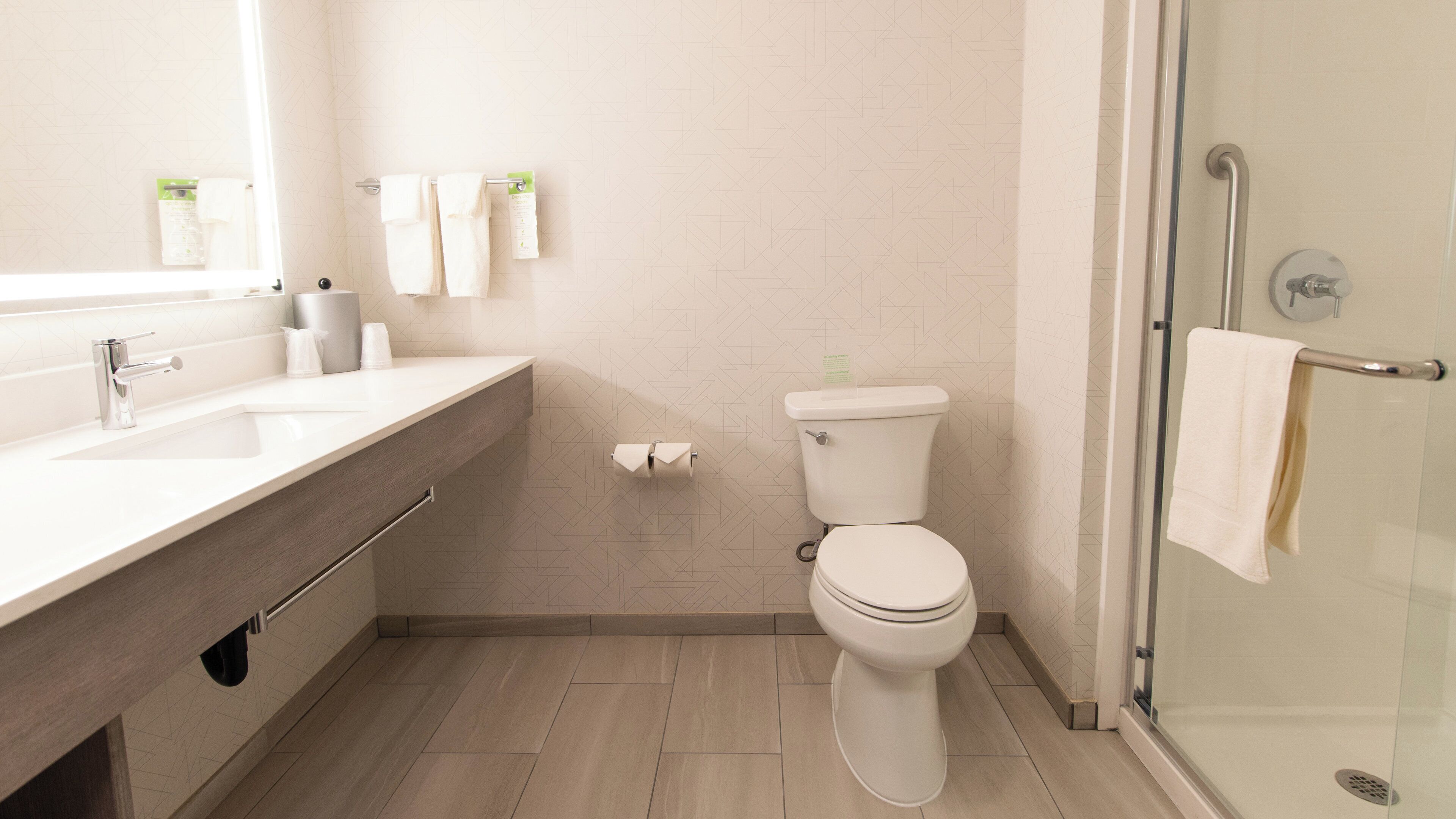 free toiletries, hair dryer, towels, soap