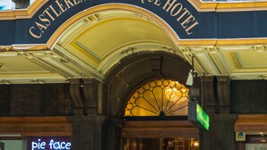 The exterior of the Castlereagh Boutique Hotel with a prominent arched entrance and signage. - Castlereagh Boutique Hotel, an Ascend Collection Hotel (Sydney)