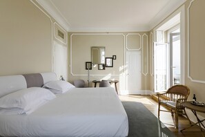 Deluxe Room, Sea View | Hypo-allergenic bedding, minibar, in-room safe, individually decorated - The Albatroz Hotel (Cascais)
