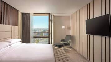 Bettwäsche aus ägyptischer Baumwolle, hochwertige Bettwaren, Minibar