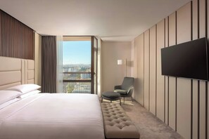 Sábanas de algodón egipcio, ropa de cama de alta calidad y minibar 