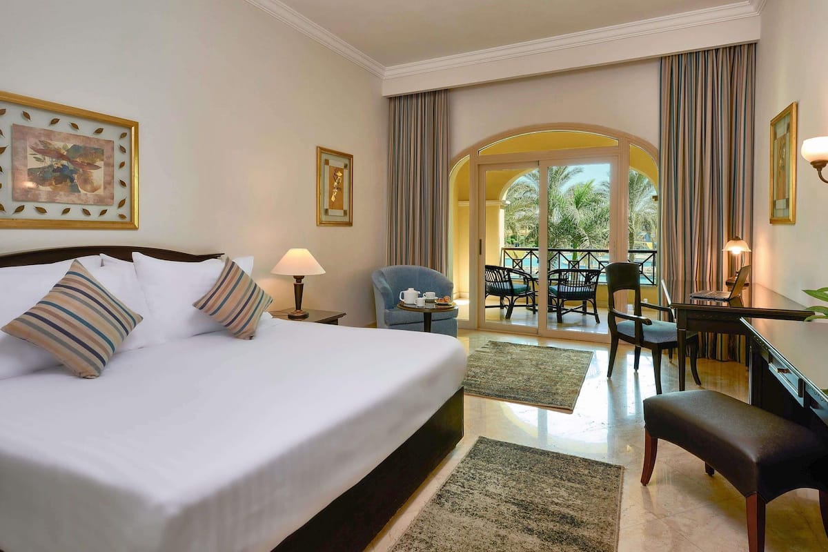 Premium bedding, memory-foam beds, minibar, in-room safe