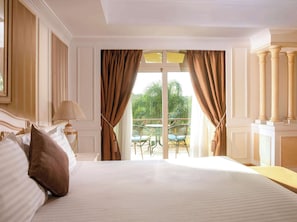 Premium bedding, memory foam beds, minibar, in-room safe