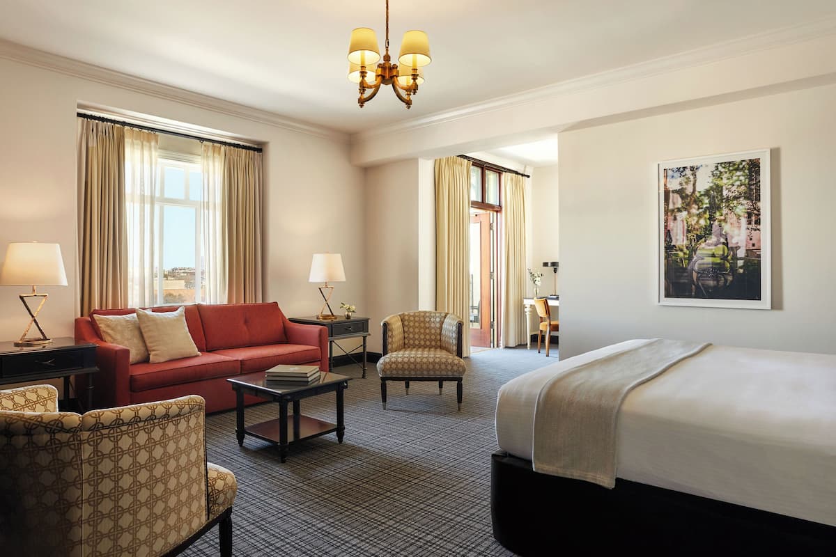 Suite, 1 King Bed, Balcony | Frette Italian sheets, premium bedding, in-room safe, desk