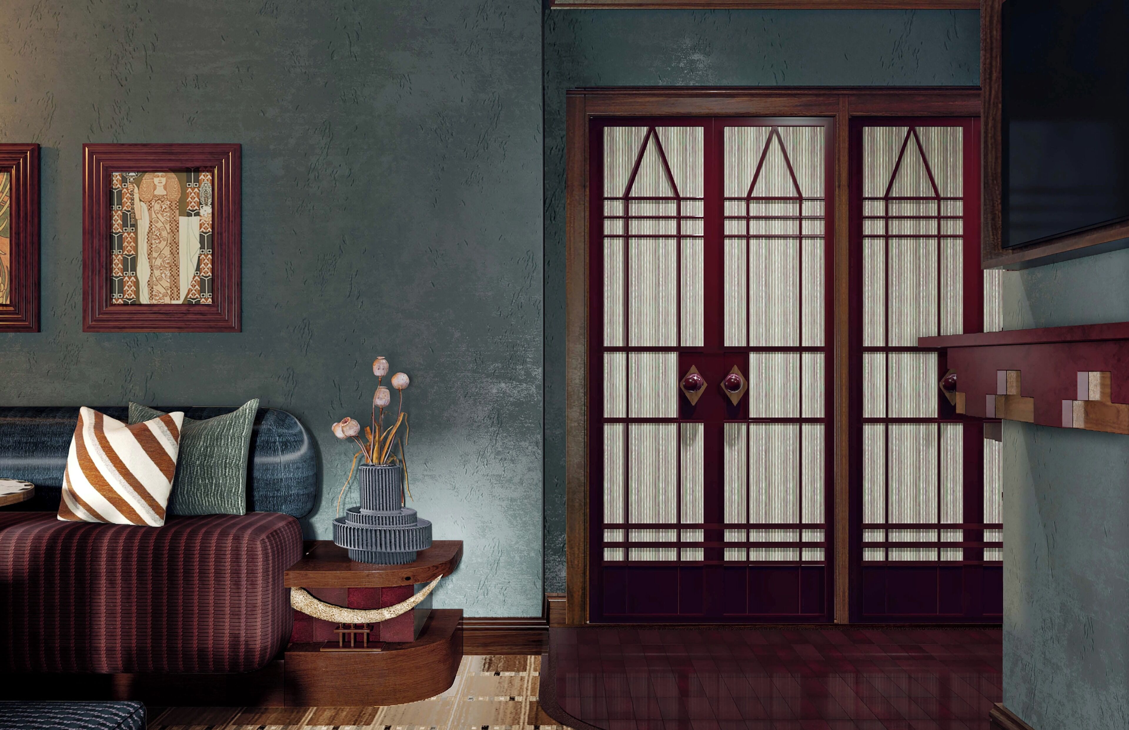 Sengetøy av topp kvalitet, senger med overmadrass og safe på rommet