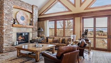 Superior Penthouse, Multiple Beds, Mountain View (Four Bedroom Penthouse Residence) | Living area | Flat-screen TV, iPod dock