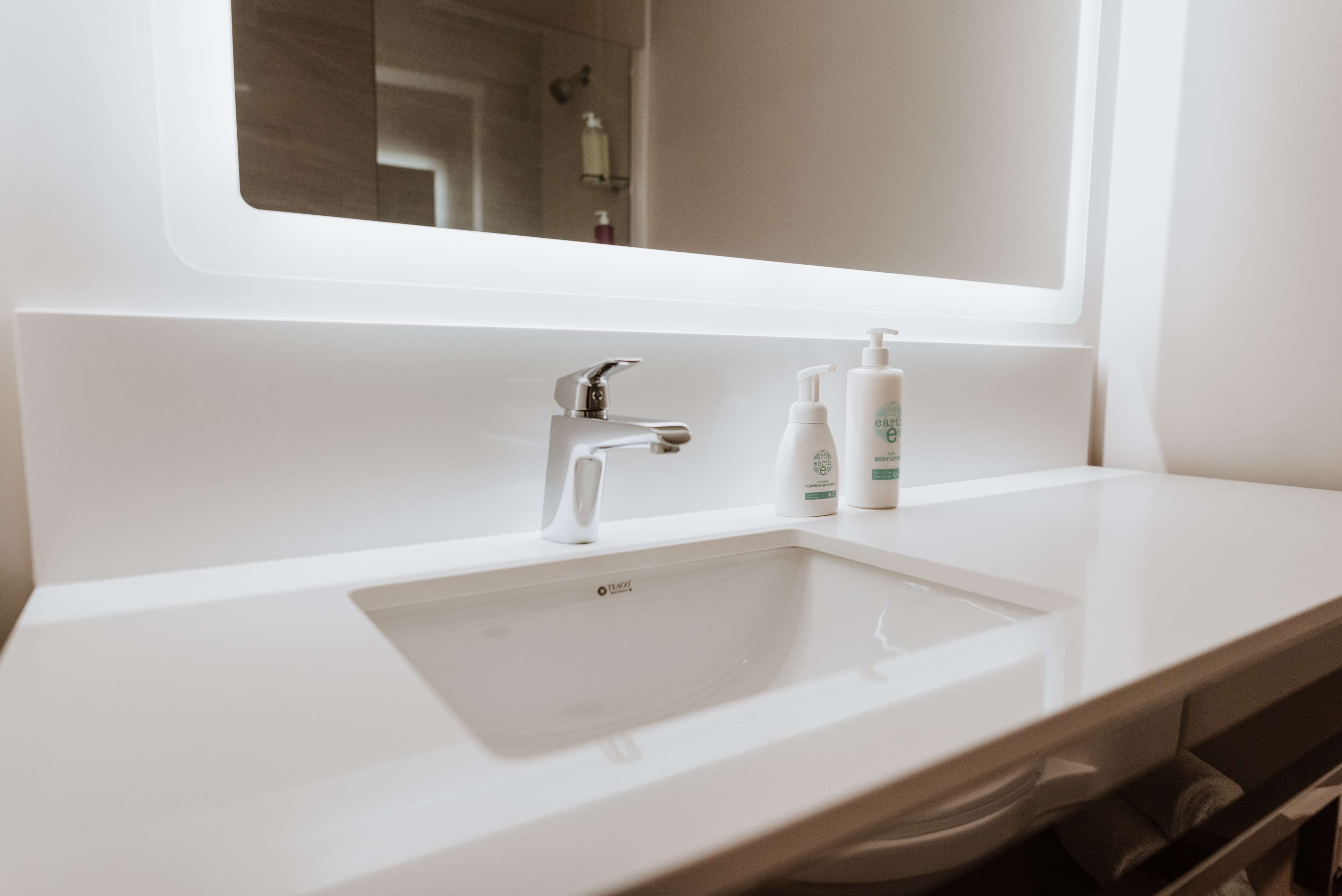 free toiletries, hair dryer, towels