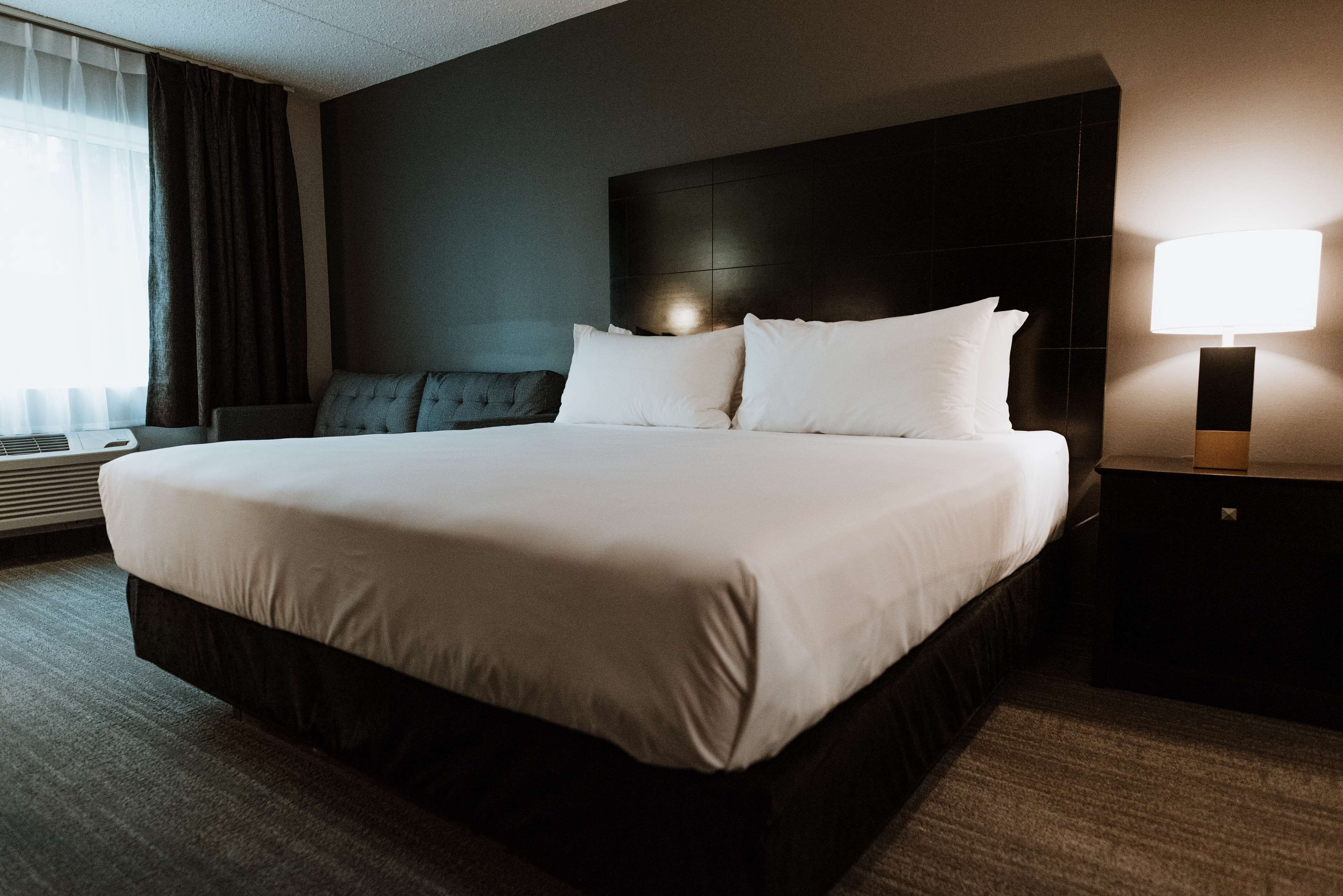 1 bedroom, desk, blackout curtains, soundproofing