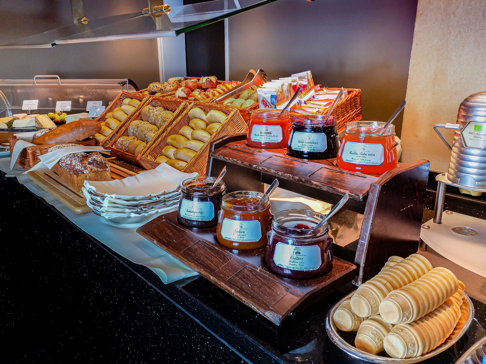 Daily buffet breakfast (EUR 25 per person)