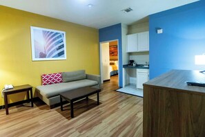 Desk, iron/ironing board, cribs/infant beds, rollaway beds