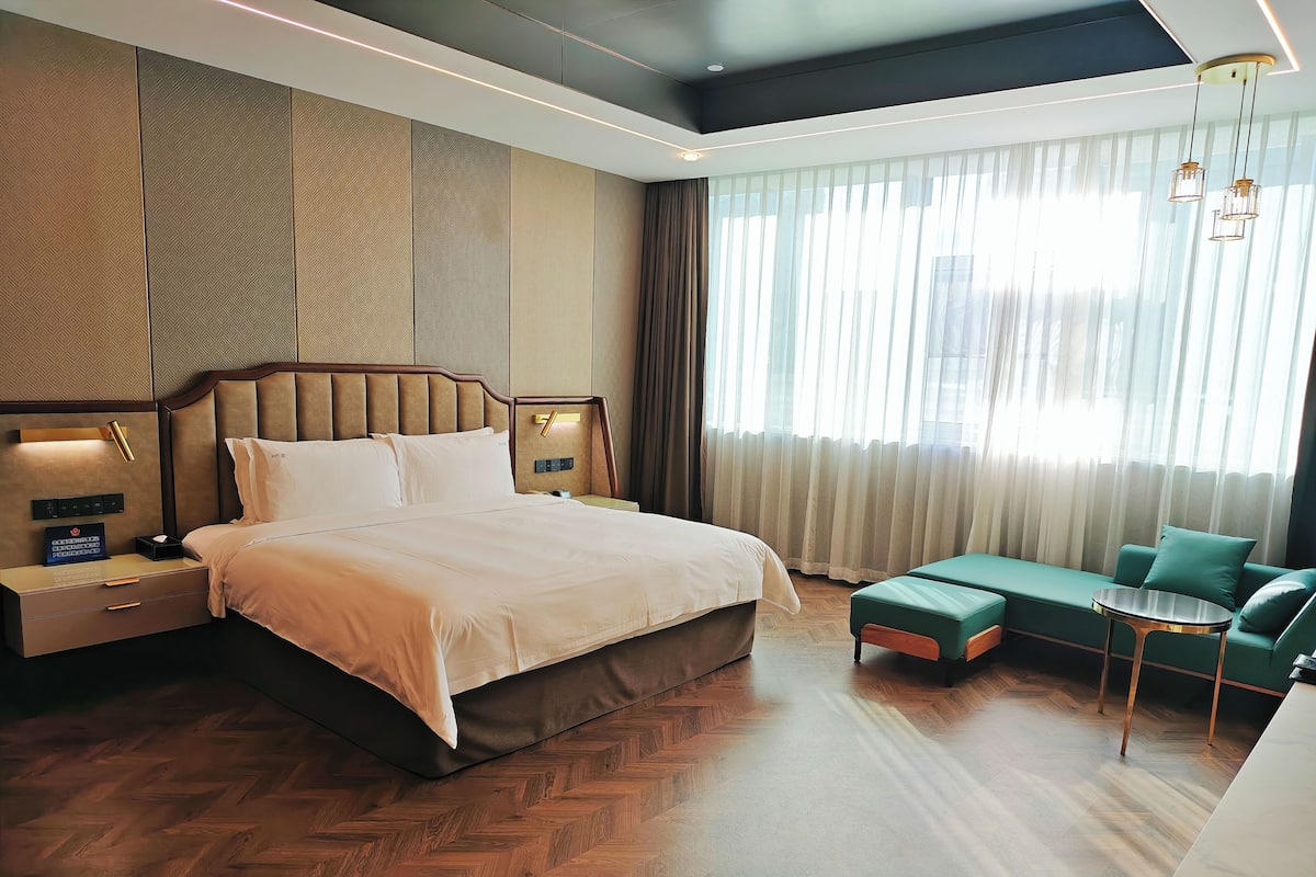 1 개의 침실, 고급 침구, 오리/거위털 이불, 미니바