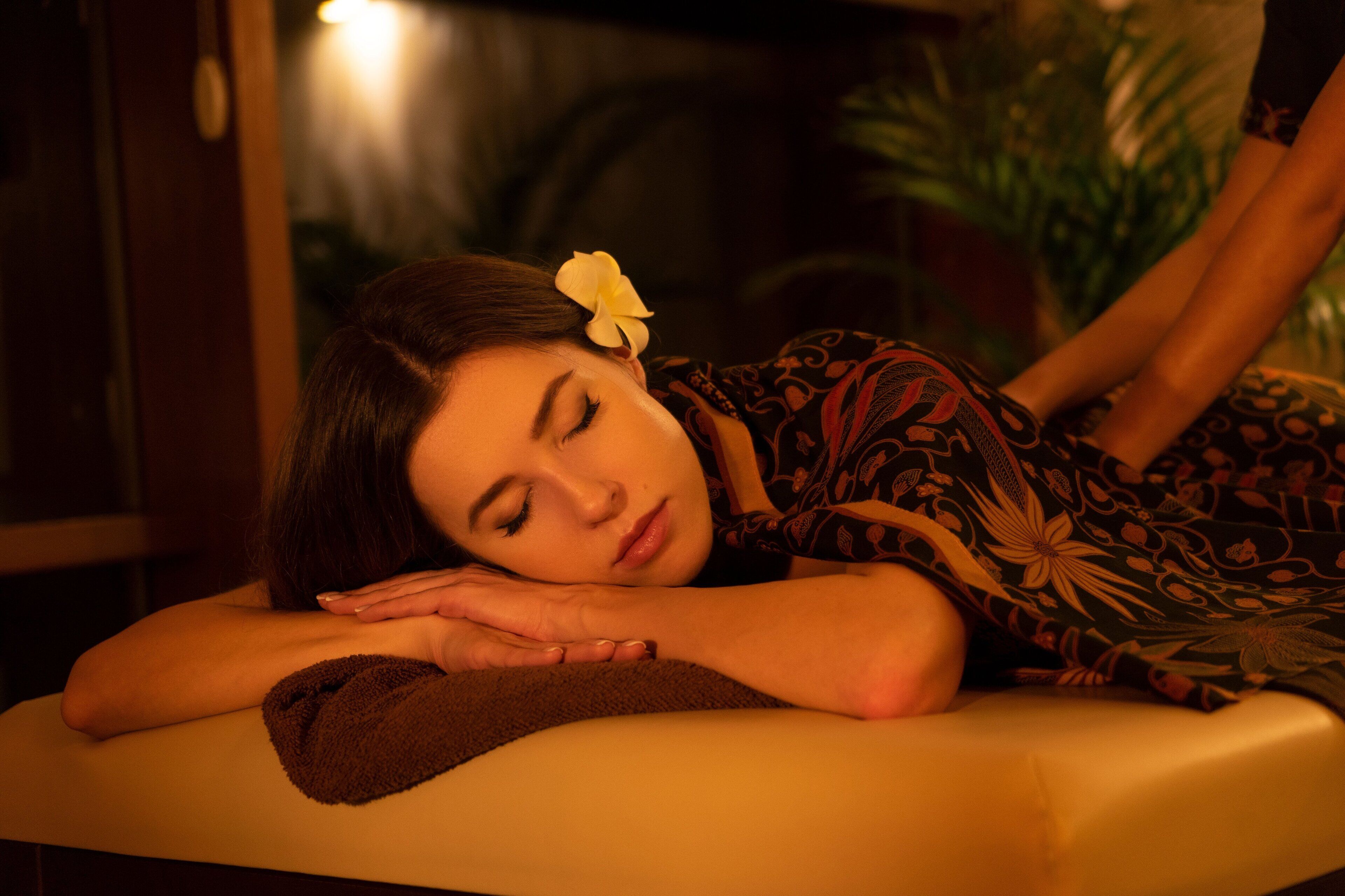 Salas de tratamientos para parejas, masajes con piedras calientes