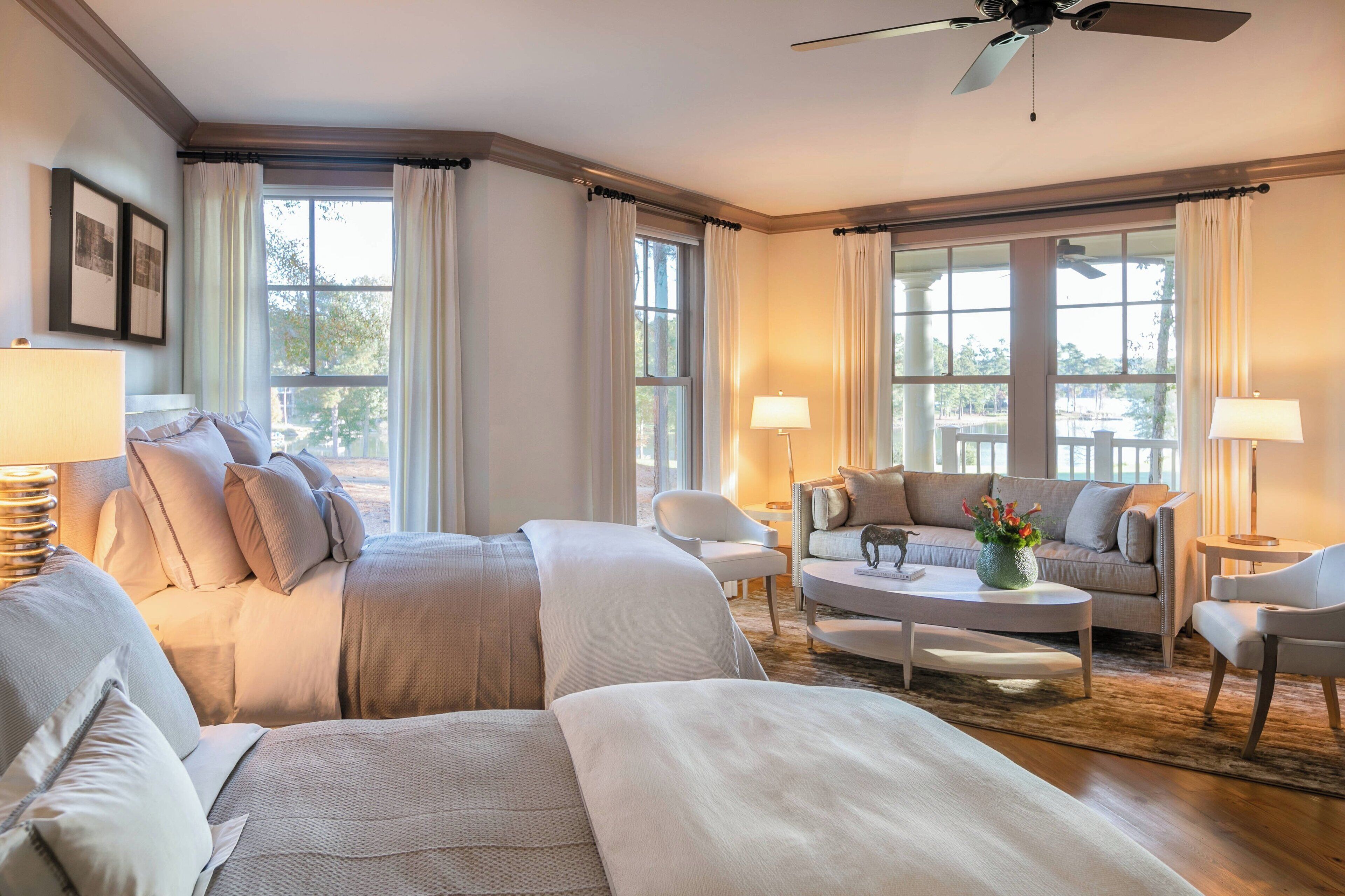 cottage, 2 bedrooms, balcony, lake view | 1 bedroom, premium bedding, in-room safe, desk