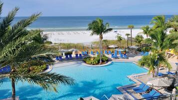 2 outdoor pools, cabanas (surcharge), pool umbrellas