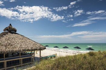Private beach nearby, white sand, free beach shuttle, beach cabanas at The Ritz-Carlton, Sarasota