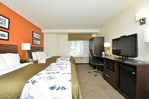 Standard Room, 2 Double Beds, Non Smoking | Desk, iron/ironing board, rollaway beds, free WiFi - Sleep Inn & Suites Riverfront (Ellenton)