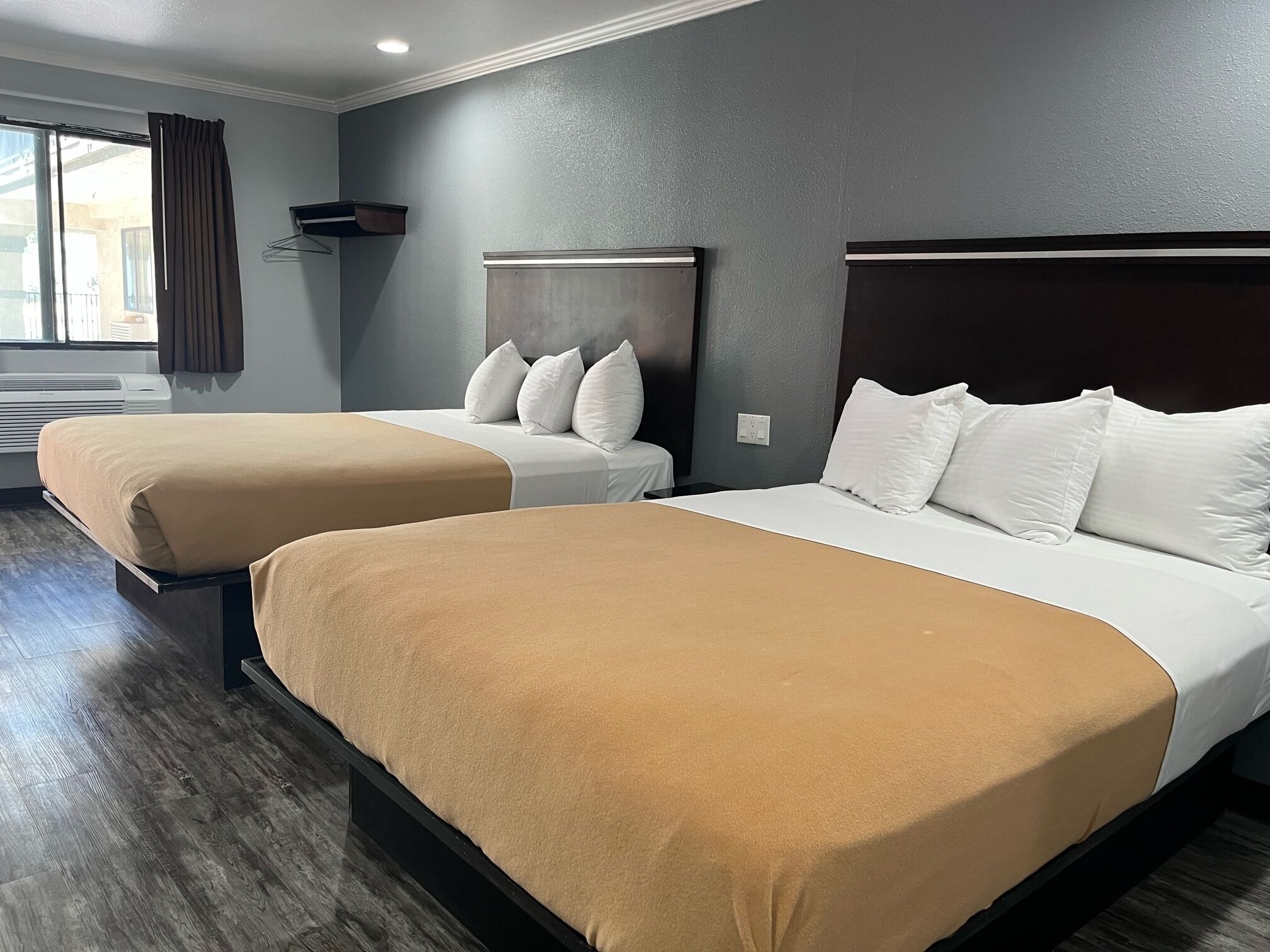 Two Queen Beds | Iron/ironing board, free WiFi, bed sheets