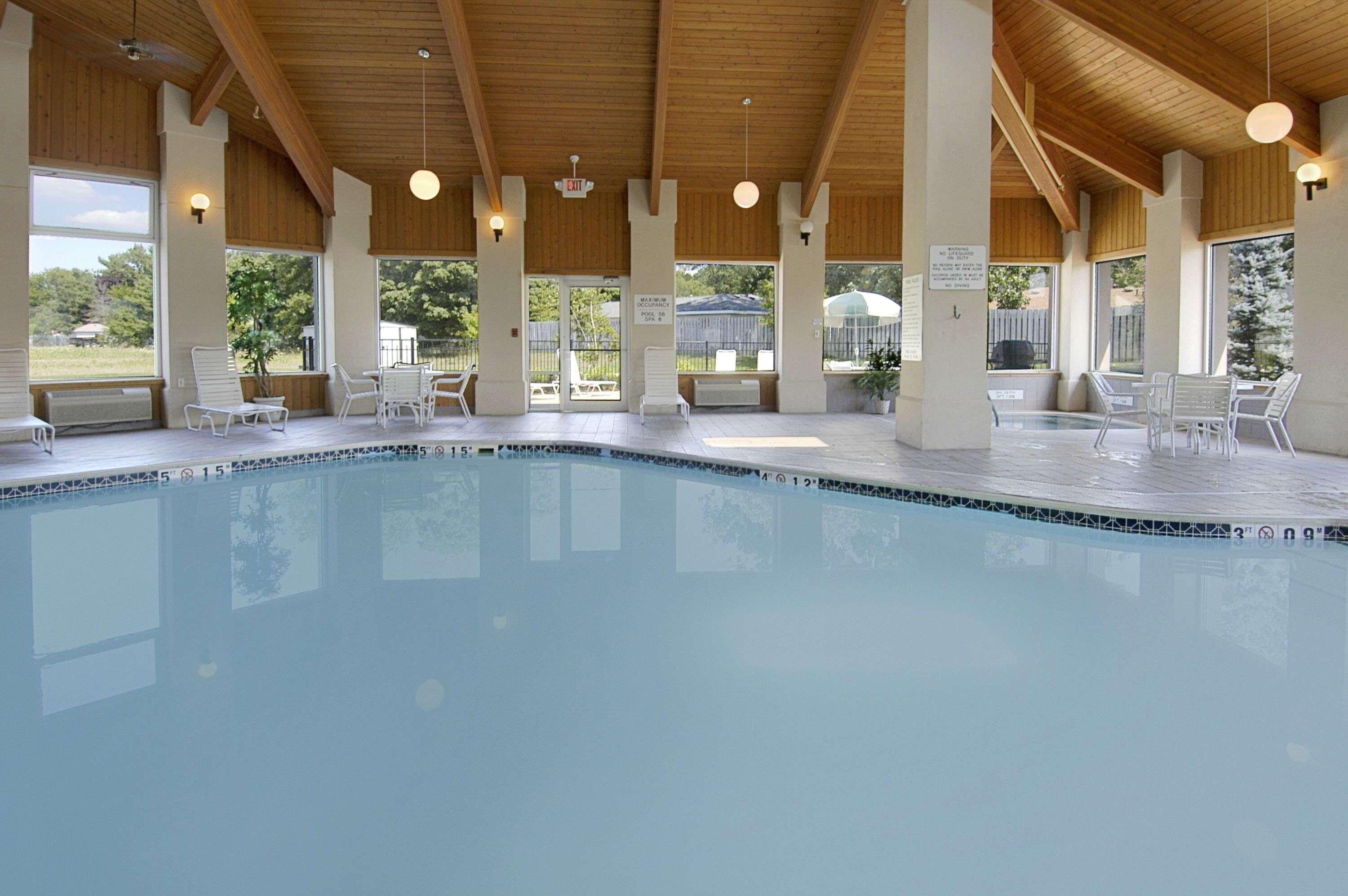 Indoor pool, outdoor pool
