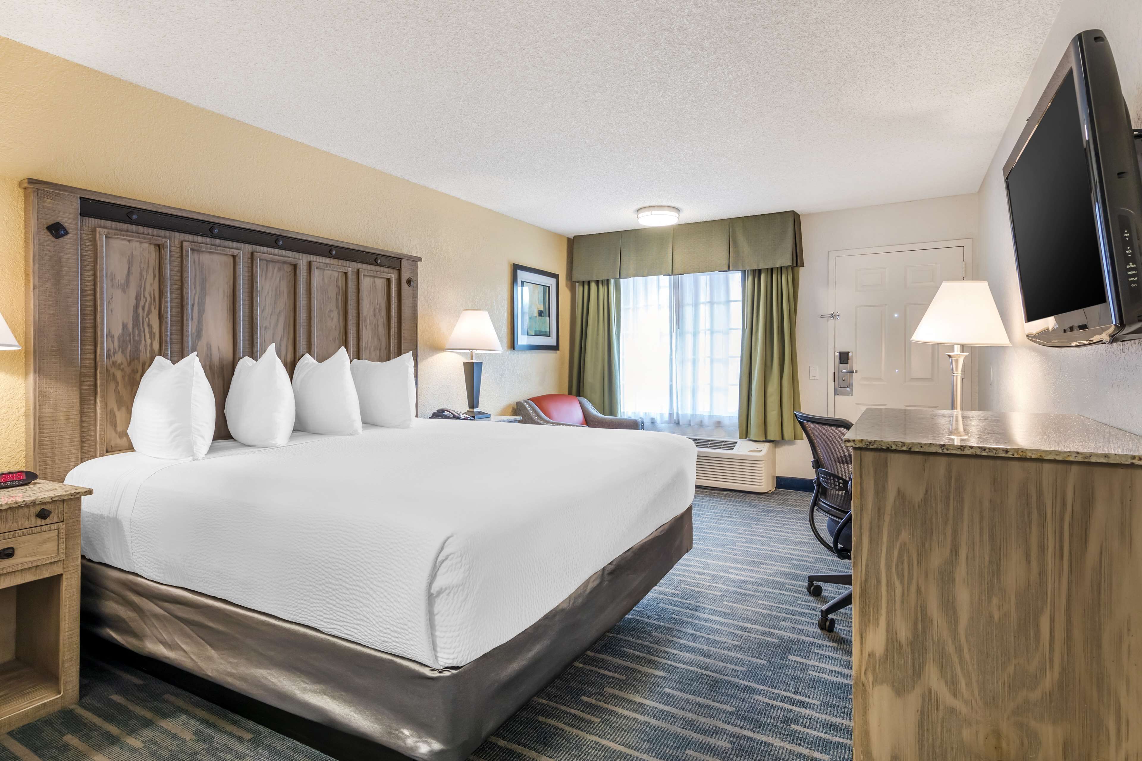 pillow-top beds, in-room safe, desk, laptop workspace