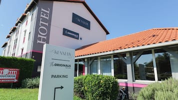 Majoituspaikan julkisivu