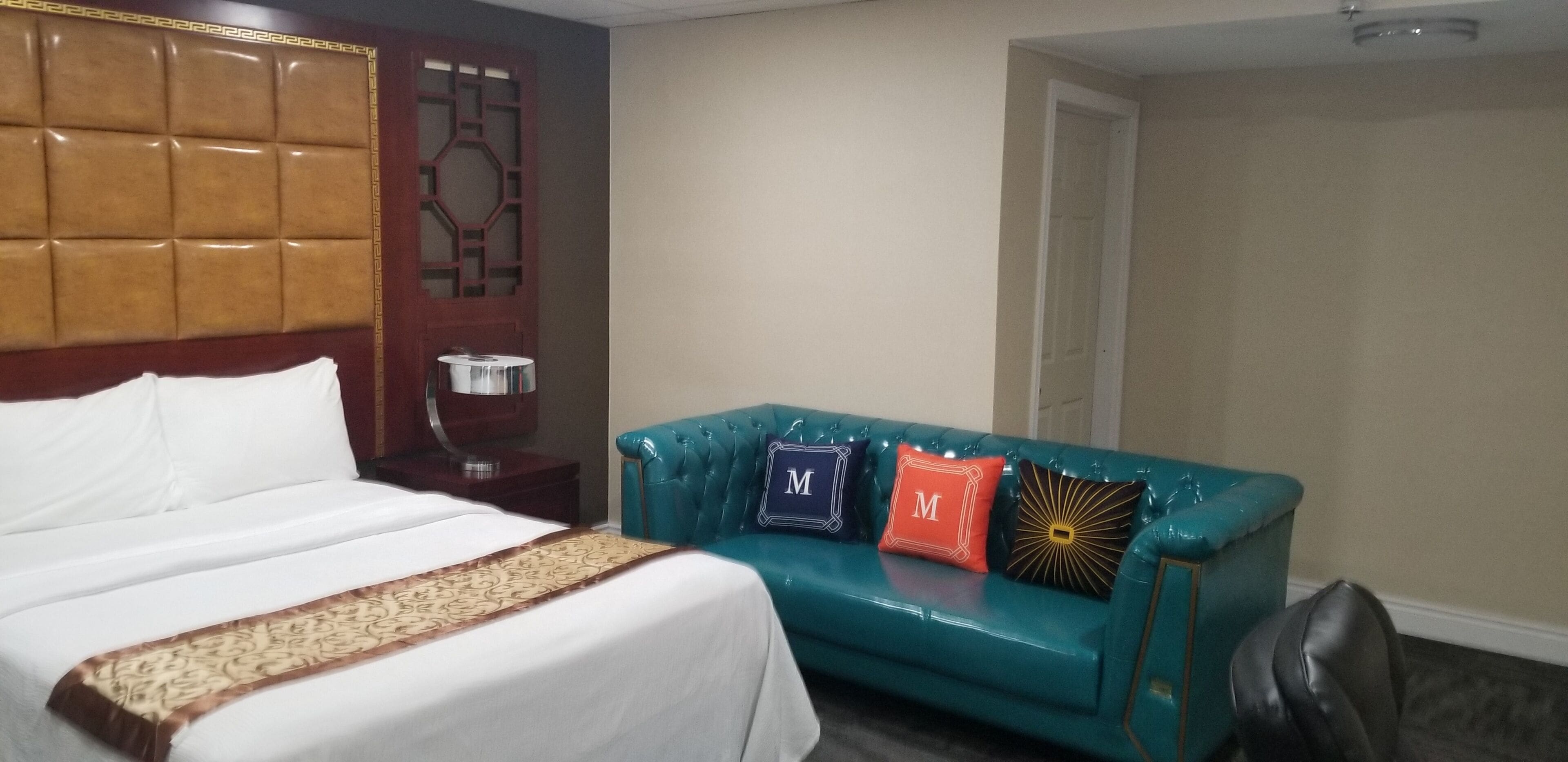 individually decorated, individually furnished, desk, iron/ironing board