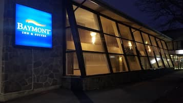 Front of property – evening/night