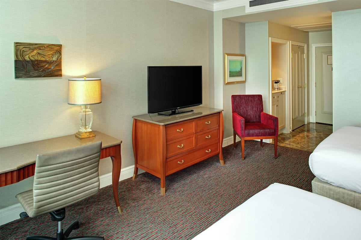Room, 2 Queen Beds | Premium bedding, minibar, in-room safe, desk