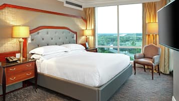 Suite, con acceso al salón lounge del club | Ropa de cama de alta calidad y minibar