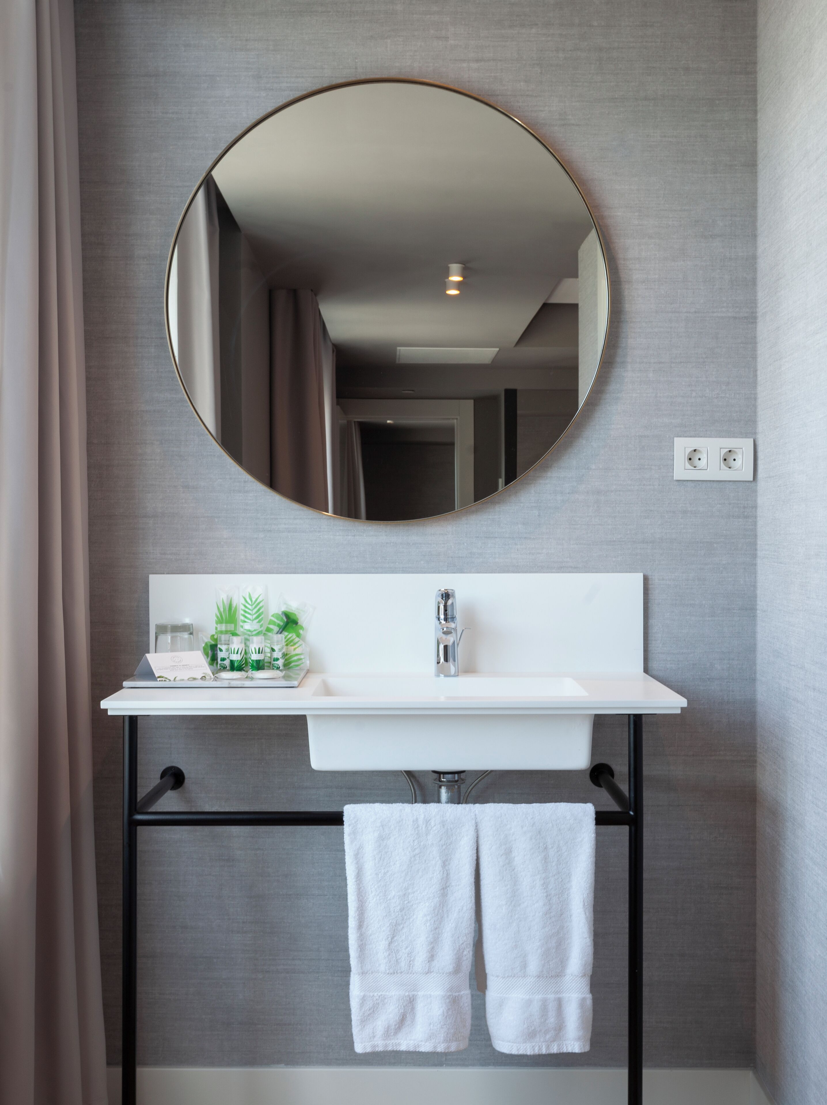 free toiletries, hair dryer, towels, soap