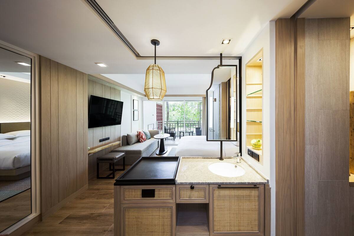 Literie de qualité supérieure, coffres-forts dans les chambres, bureau