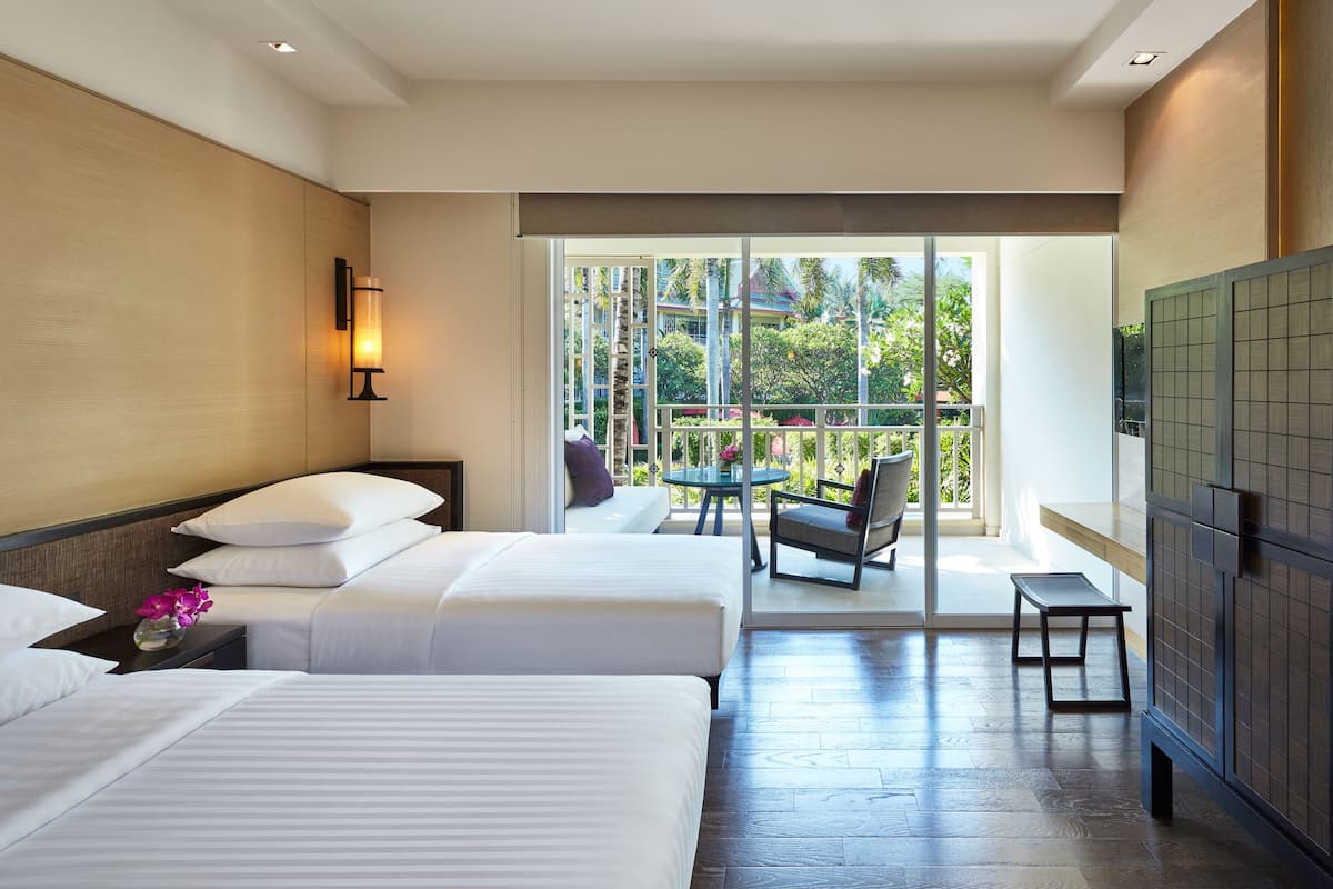 Chambre Club, 2 lits une place (Club Access) | Vue sur le jardin