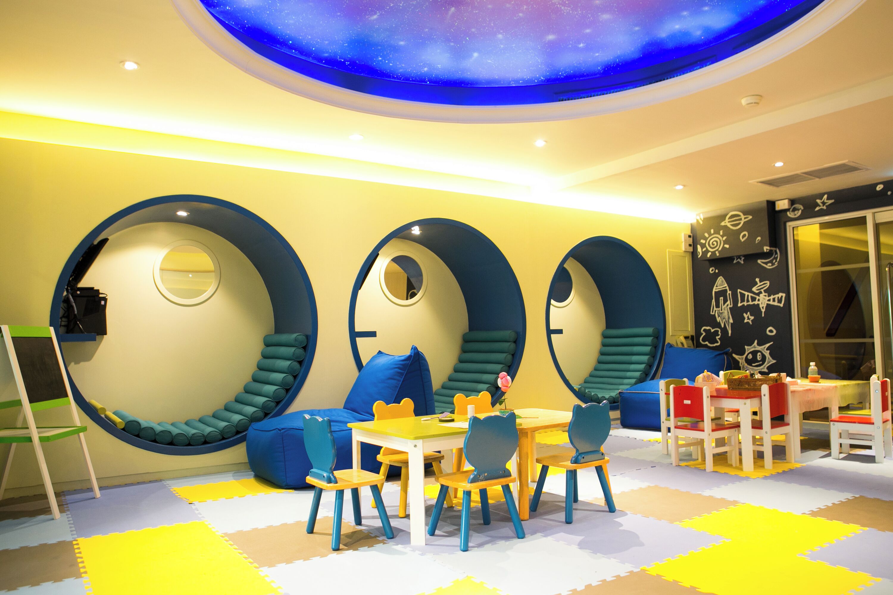 Kawasan main kanak-kanak – tertutup