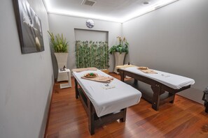 Sauna, steam room, hot stone massages, Swedish massages, Thai massages