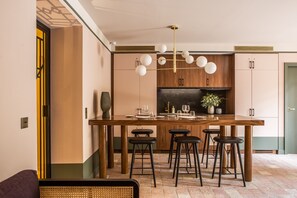 Villa 1726 | Eget kök | Espressobryggare, kaffe- och tebryggare och vattenkokare