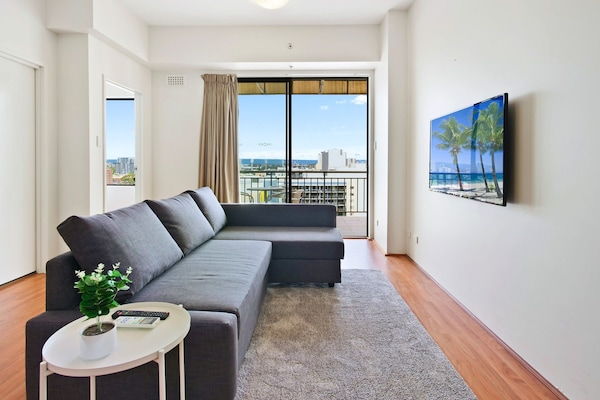 Deluxe Apartment, 2 Bedrooms, Non Smoking, Balcony | Living area | LCD TV