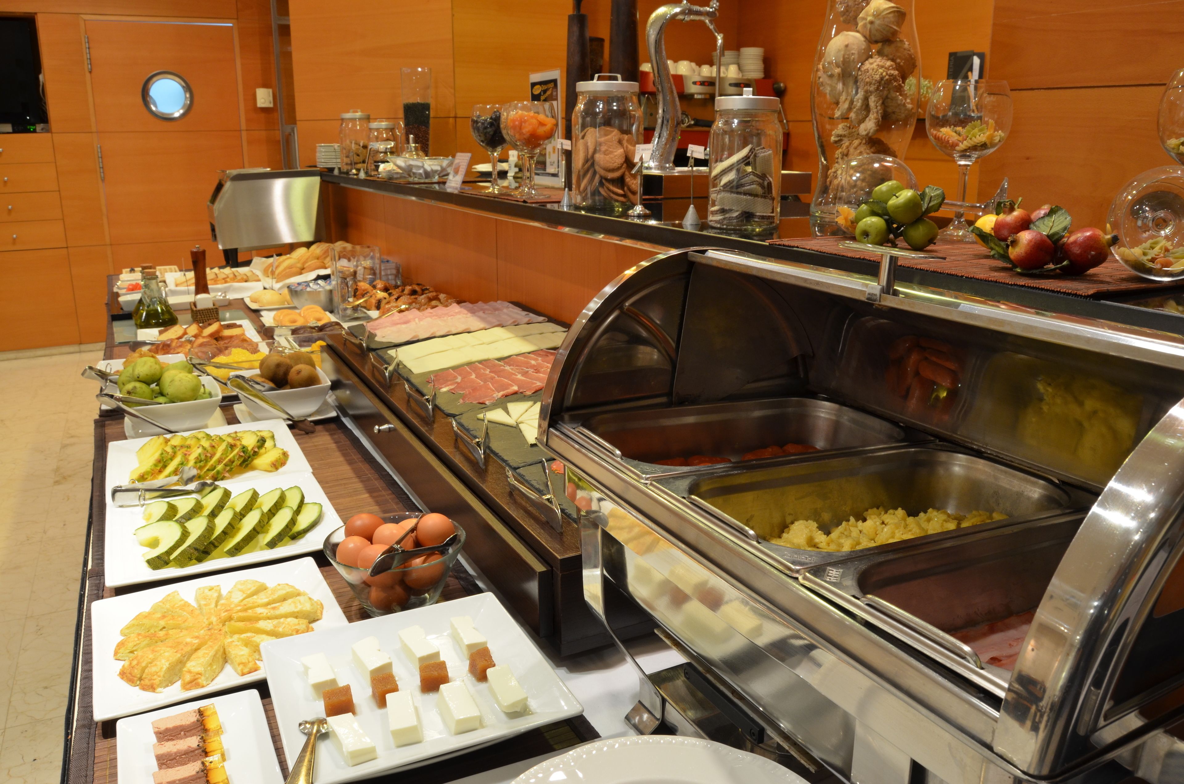 daily buffet breakfast (eur 13 per person)