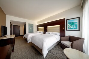 Premium bedding, down duvets, minibar, in-room safe