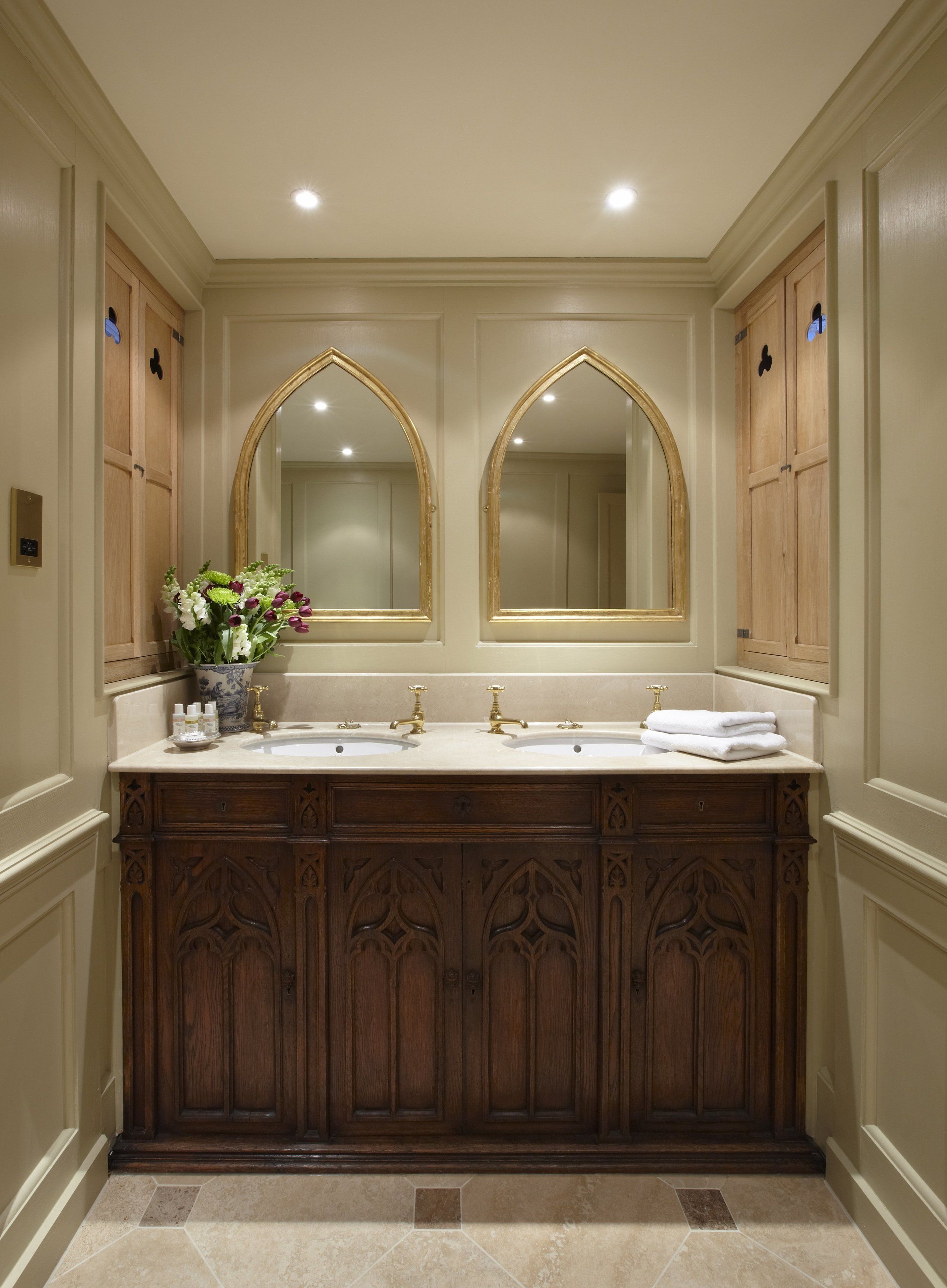 deluxe room, 1 king bed | bathroom | designer toiletries, hair dryer, bathrobes, slippers